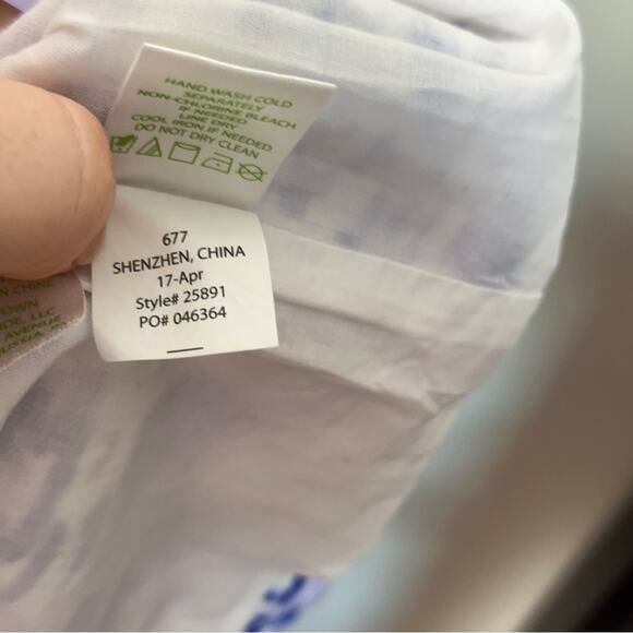 LILLY PULITZER Mila Shift Tiki Dress Rock The Dock Pom Pom Purple {T50} - Picture 6 of 6